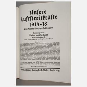 Prachtausgabe Unsere Luftstreitkräfte 1914–1918