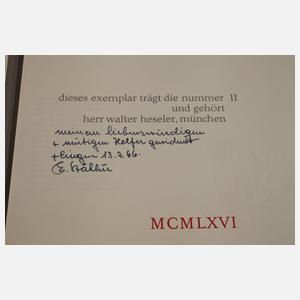 Dedikation an Erwin Stählin