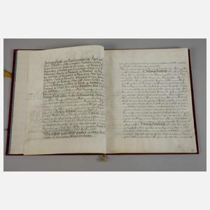 Adelsbrief Schwarzburg