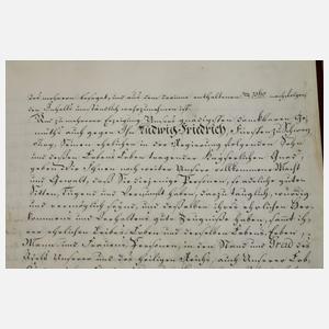 Adelsbrief Schwarzburg