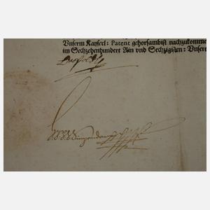 Urkunde Kaiser Leopold I.
