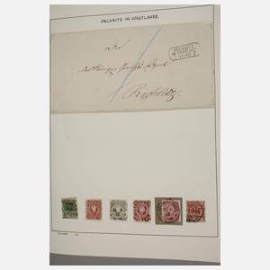 Stempelsammlung Sachsen