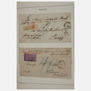 Stempelsammlung Sachsen