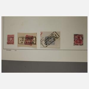 Stempelsammlung Sachsen