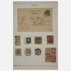 Stempelsammlung Sachsen