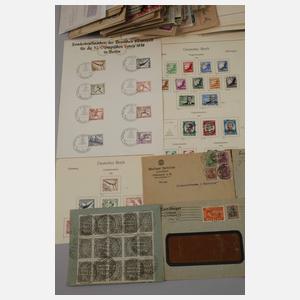 Sammlung Marken und Belege Deutsches Reich