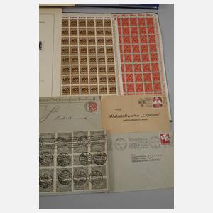 Sammlung Marken und Belege Deutsches Reich