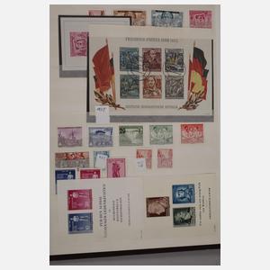 Briefmarkensammlung SBZ und DDR