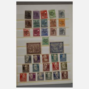 Große Markensammlung SBZ und DDR