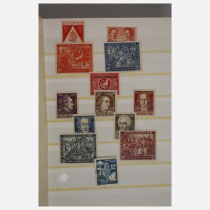 Große Markensammlung SBZ und DDR