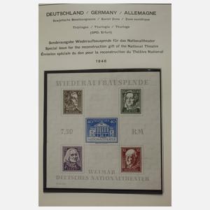Große Markensammlung SBZ und DDR