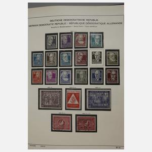 Große Markensammlung SBZ und DDR