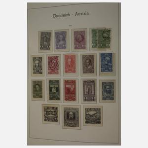 Briefmarkensammlung Österreich
