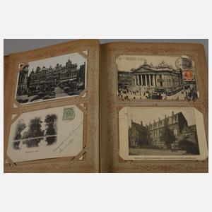 Drei Ansichtskartenalben Belgien