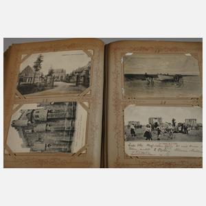 Drei Ansichtskartenalben Belgien