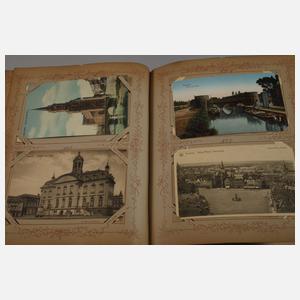 Drei Ansichtskartenalben Belgien