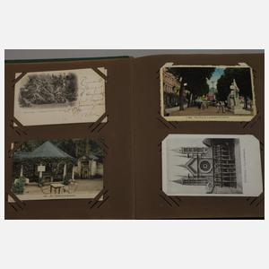 Drei Ansichtskartenalben Belgien