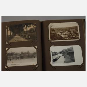 Drei Ansichtskartenalben Belgien