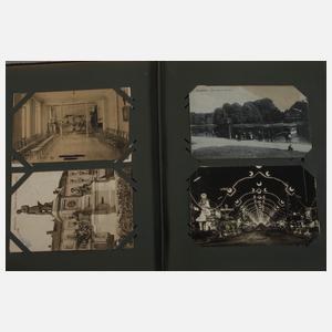 Drei Ansichtskartenalben Belgien