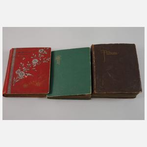 Drei Ansichtskartenalben Belgien