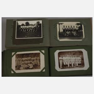 Zwei Postkartenalben Sport und Freizeit