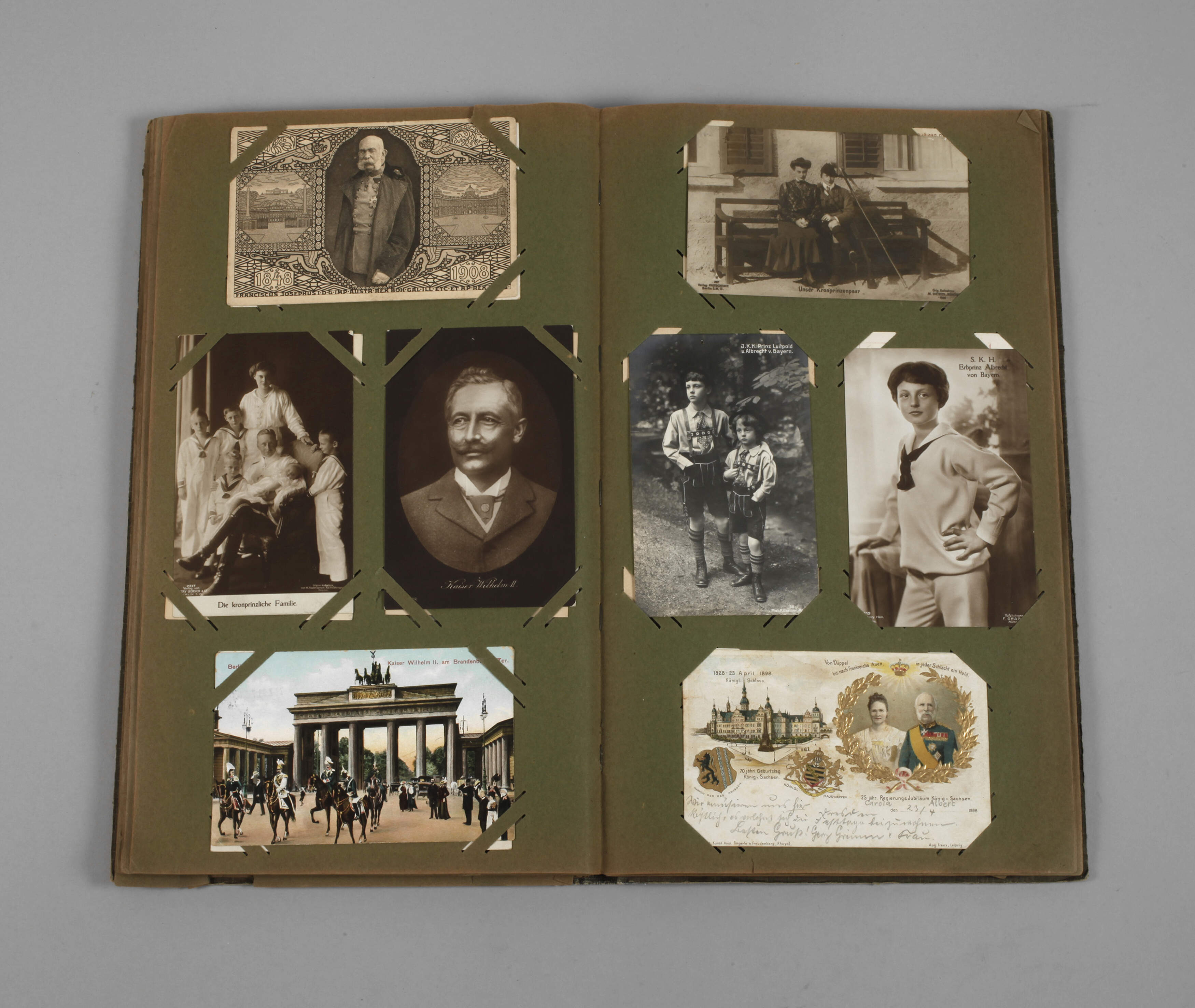 Postkartenalbum Adel