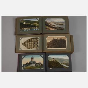 Drei Ansichtskartenalben Westdeutschland