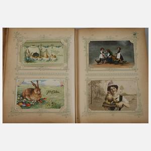 Postkartenalbum Ostergrüße