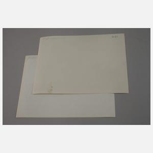 Zwei Fotos Napoleon I.