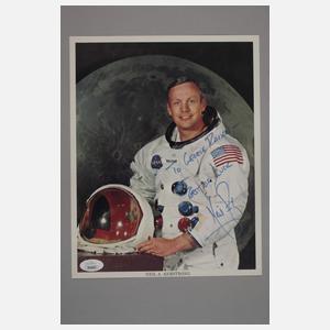 Neil Armstrong, Foto mit Autograph