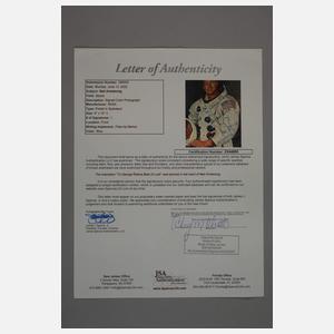 Neil Armstrong, Foto mit Autograph