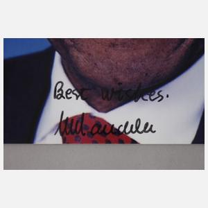 Nelson Mandela, Foto mit Autograph