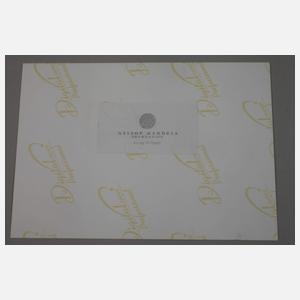 Nelson Mandela, Foto mit Autograph