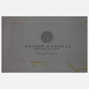 Nelson Mandela, Foto mit Autograph