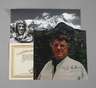 Edmund Hillary,  Foto mit Autograph
