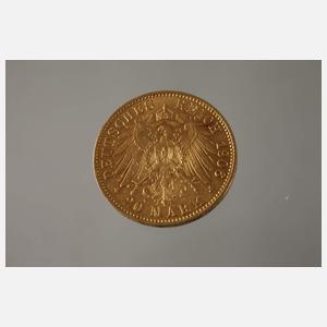 20 Goldmark Preußen