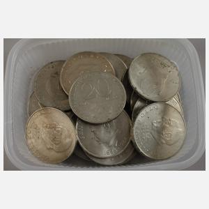 Konvolut Münzen und Scheine DDR