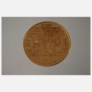 Goldmedaille Stadt Belzig Fläming, Goethe
