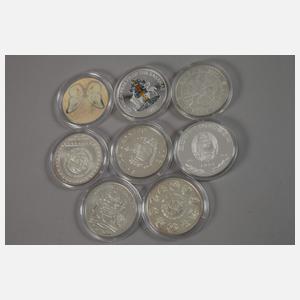 Konvolut Silbermünzen