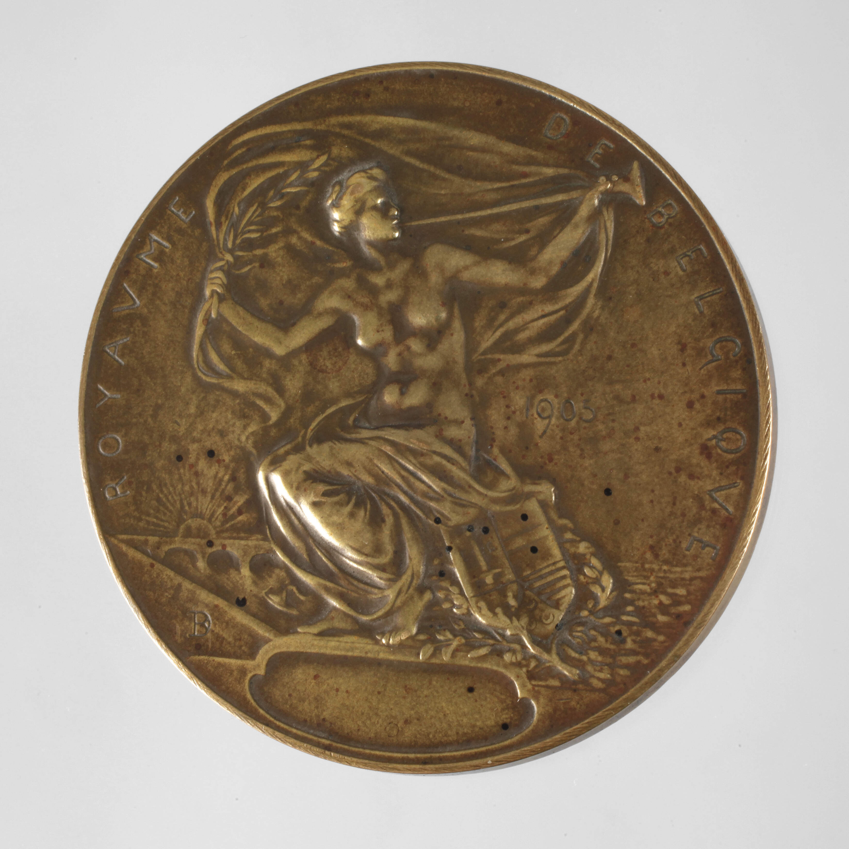 Bronzemedaille zur Weltausstellung Lüttich 1905