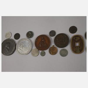 Konvolut Münzen und Medaillen