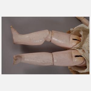 Hertel, Schwab & Co. große Porzellankopfpuppe