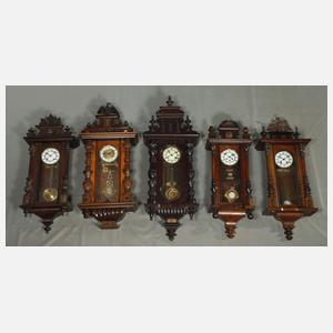 Sammlung Wanduhren