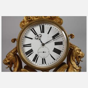 Tischuhr mit Chimären