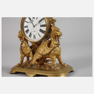 Tischuhr mit Chimären