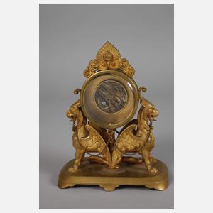 Tischuhr mit Chimären