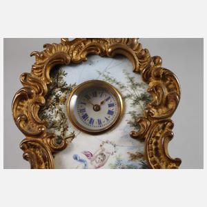 Wiener Emaille-Tischuhr