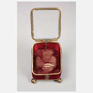 Damentaschenuhr Emaille/Gold