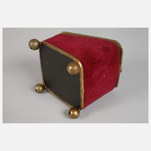 Damentaschenuhr Emaille/Gold