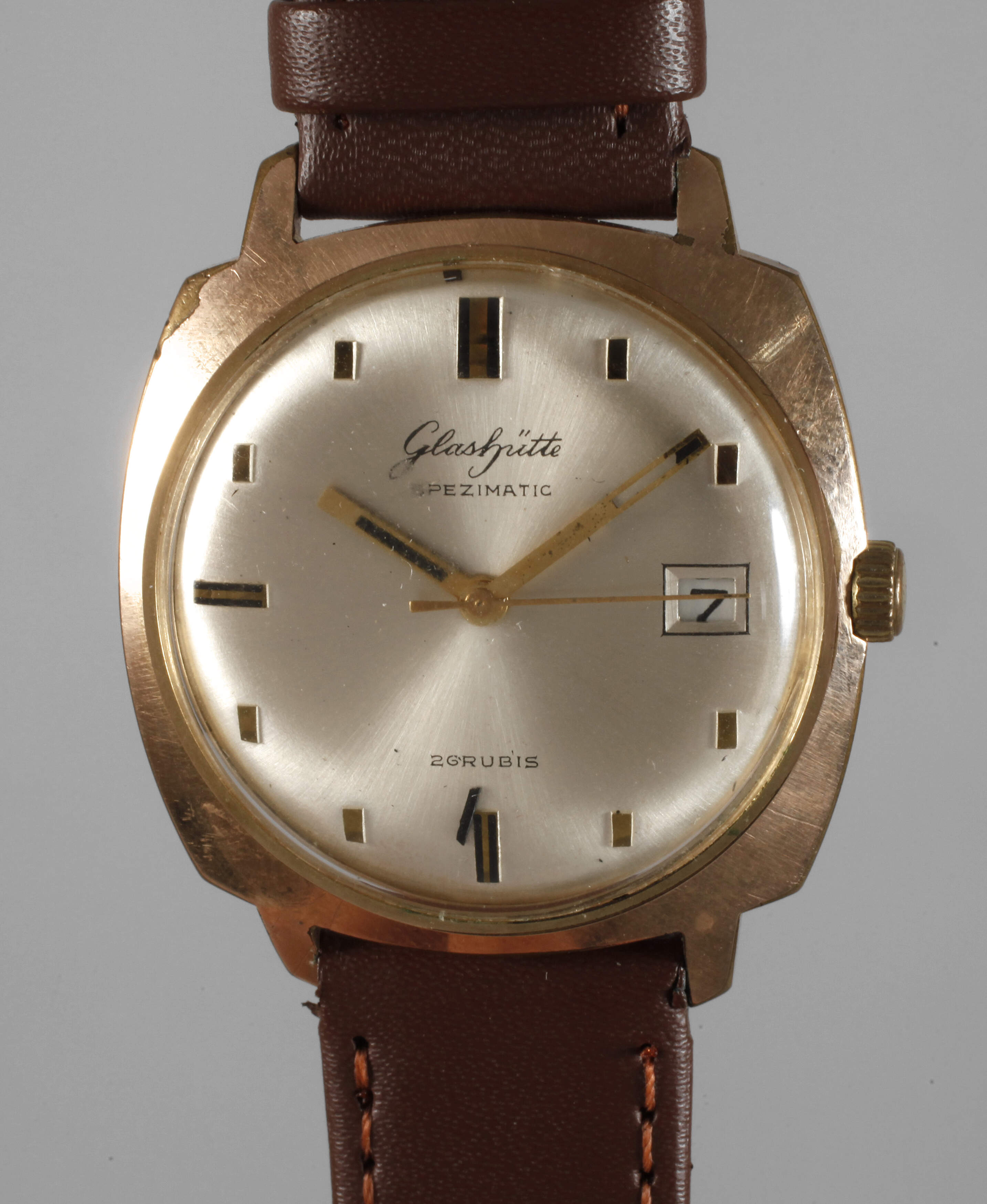 Herrenarmbanduhr Glashütte Spezimatic